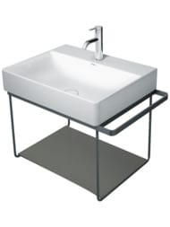 Полка стеклянная для консоли Duravit DuraSquare 570х310 серая 0099688700