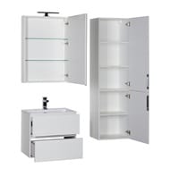 Зеркало-шкаф Aquanet Алвита 70 (700х850х170) 1 дверца, без подсветки, белый 184038
