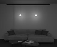 Трековый подвесной светильник Maytoni Luna (Луна) TR039-4-5W3K-WW-DS Exility 2700-6000K 5Вт 360° Dim Smart, IP20, черный