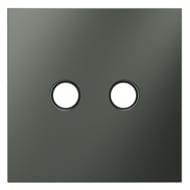 Накладка для розетки телевизионной оконечной TV+SAT Voltum S70 VLS001606, титановый