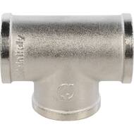 Тройник STOUT 3/4"ВВВ, никель,  SFT-0020-000034