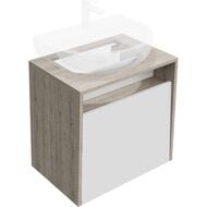 Тумба под раковину KERAMA MARAZZI PRO подвесная с ящиком 600х430х570, белый, PRO.60.1\WHT