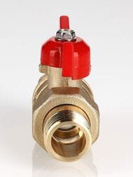Кран шар.VALTEC СТАНДАРТ с полусгоном 3/4", вн.-нар. (PN40) VT.127.GN.05 — изображение 3