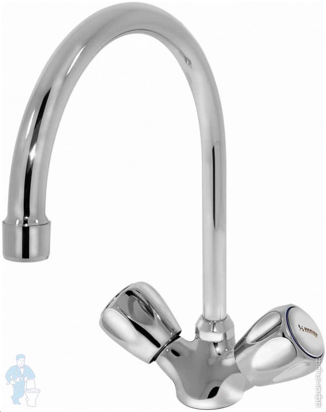 Смеситель для кухни VARION Armaturen ПАРМА lux 1247 18 1 резиновая кран ...