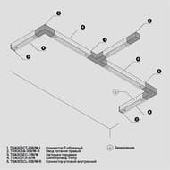 ��������� �-�������� ����� Maytoni Trinity (�������) TRA005CT-31W-L �����, IP20, �����