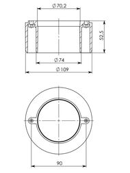 ���������� ��� ����� Gidrolica Light ����������� (109�109�53)  18062