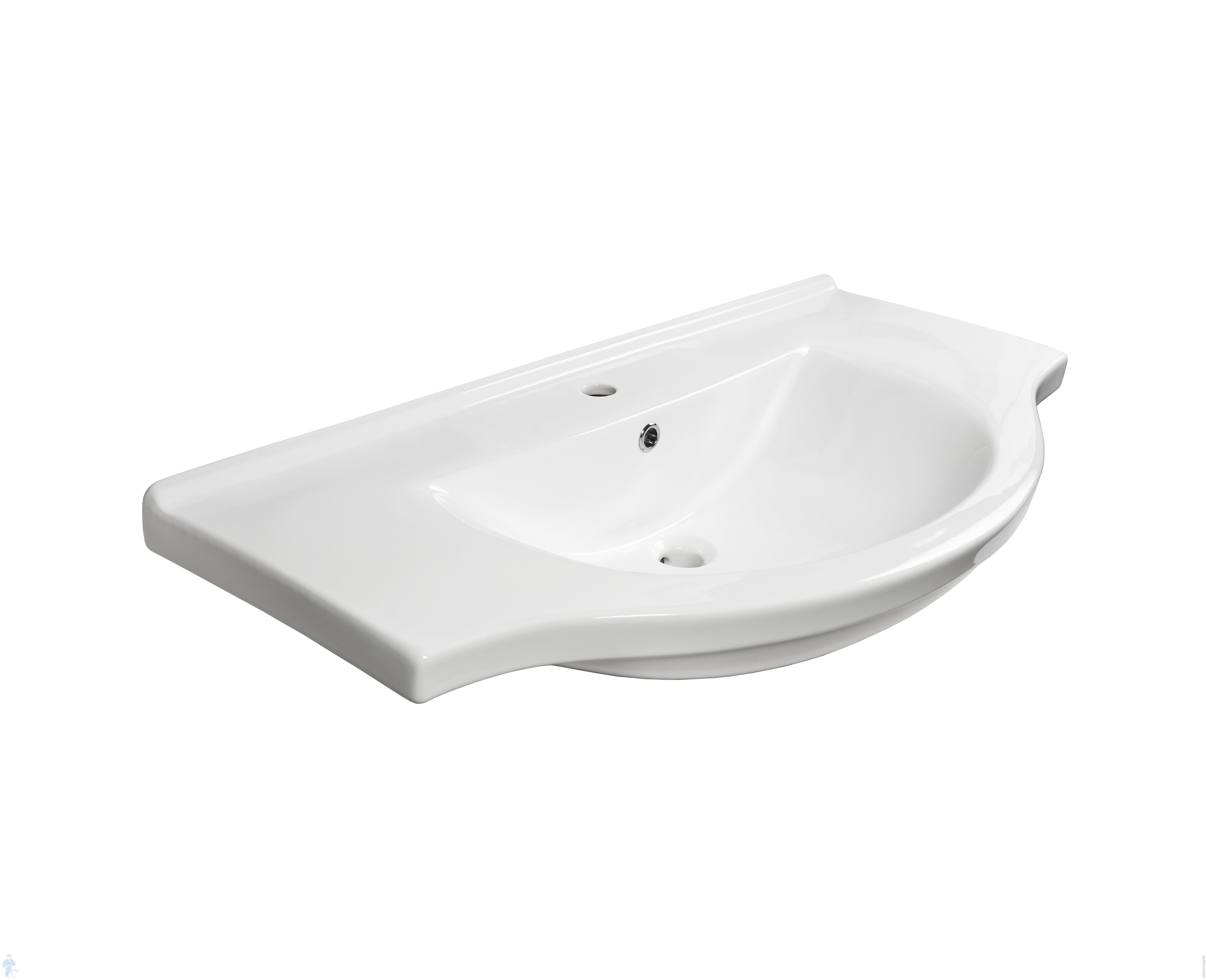 Раковина-столешница Эльбрус 90 белая 900х520 168865 | Афоня.рф