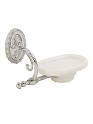 Migliore Edera Мыльница настенная, керамика, хром ML.EDR-60.301.CR