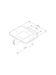 Уценка! Am.Pm Inspire 2.0 Стеклянная мыльница с настенным держателем, черная A50A34222
