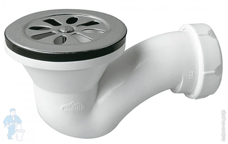 S-134 Сифон JIMTEN для душевой кабины 1 1/2\"х70мм | Афоня.рф, цена 355 руб.