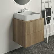 Тумба под раковину Ideal Standard CONCA (600x505x550) 2 ящ , темн.орех, столешница с вырезом T3940Y5 — изображение 5