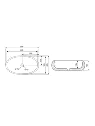 �������� ��������� ABBER Bequem 600�405�155 ��� ���. ��� ��������� � �������, ������ ���.AC2102MB