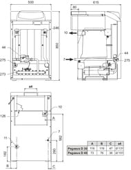 ������������� ������� ����� FERROLI PEGASUS D45  45 ���, ���������, ��������, ������.������ ����