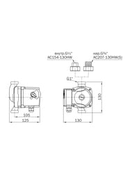 ����� �������������� ��� AQUARIO AC 207-130HW(S), 120��, 36�/���, � �������, 5207