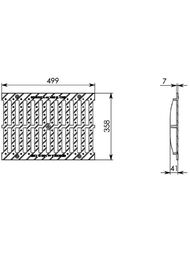 ������� ������������ ������� Gidrolica �������� ��� ������ DN 300 (500�358�40)  534