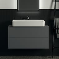Тумба под раковину Ideal Standard CONCA (1000x373x540) 2 ящика, антрацит матовый лак T4353Y2