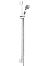 Душевой набор Hansgrohe Crometta 85 1jet/Unica`Crometta (ручной душ, шланг, штанга 90см) 27729000 — миниатюра 1