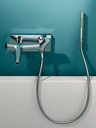 Смеситель Axor Starck Organic 12410 для ванны/душа термостатический, излив 218 мм,хром