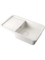 Мойка Omoikiri TASOGARE 86-PA (860х510210) врезная, артгранит, цвет пастила 4993457