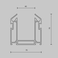 ������� ��� ������� Maytoni Gravity (�������) TRA010MP-212S � �������� ��� �������, 2�, �������