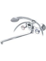 Смеситель для ванны VARION Armaturen БЕТА 7019171 резиновые кран-буксы, плоский излив 400мм