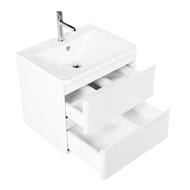 Тумба под раковину BelBagno ALBANO (600х450х570 подвесная, Bianco Lucido ALBANO-600-2C-SO-BL