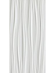Плитка настенная Atlas Concorde 3D Wall Design Ribbon White Matt (400х800) белая, 8SBW (кв.м.)