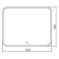 ������� Silver Mirrors ����-VOICE (1000�800) LED-����.,������,������,������.,�����. ���.LED-00002618
