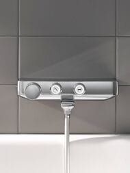 Смеситель Grohe Grohtherm SmartControl 34718000 термостат для ванны с изливом и полочкой, хром