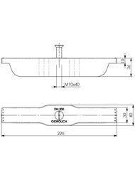 ������ � ����� ������������/���������������� Gidrolica DN 200 (220�30�20)  128
