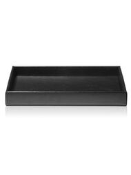 Лоток Decor Walther BROWNIE TAB L 280х160, имитация кожи, цвет: черный 0930160