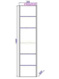����� Aqwella Fargo 350�1400�300��, ���������, 1 ������, ����: ��� ���������� FRG0535DB