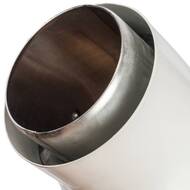 Элемент дымохода отвод 45° п/м D80/100 утепленный STOUT SCA-0080-800045