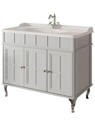 Тумба под раковину Caprigo Борго 100 (1030х918х570) напольная, отделка bianco-grigio 33424-B177