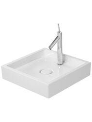 Раковина DURAVIT STARCK 1 470х470х100 покр.WG, шлифов., отверсти под смес., крепление 03874700271