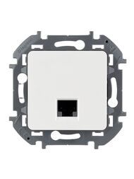 Розетка LEGRAND INSPIRIA компьютерная RJ 45 категория 5e  UTP белый 673825
