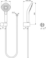 ����� 6�1 Ideal Standard ESLA ������������ ������� ������� + ��������� ��� ����������� BD002XC