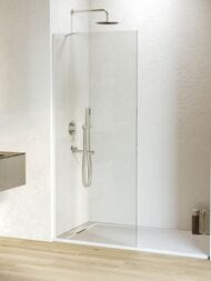 Душевая перегородка RGW Walk In WA-110W (1100х1950) стекло 8 мм прозрачное/белый 351011011-15