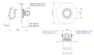 Смеситель для душа Remer Element ET30LBO, белый матовый — миниатюра 2