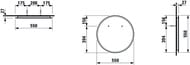 ������� LAUFEN Frame25 4.4743.1.900.144.1 550�550�23 �� ������� c LED-����������