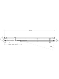 ������� ����� RAVAK COOL COSD2-110  (1080-1095x1950) ������, ������� ����+Transparent