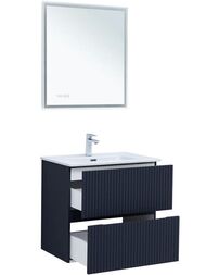 Тумба для раковины Aquanet Джейн 70 (700х455х637) подвесная, 2 ящика, цвет: маренго 335428