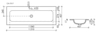 �������� ��������� Ceramicanova Element 1210�457�137  �������������, ����� CN7017