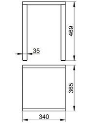 ���� ��� ����� Keuco Plan ����/������-����� 14982010038