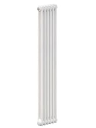 Радиатор Zehnder Charleston 2220 двухтрубчатый 6 секций  1270 3/4" боковое подкл. RAL 9016