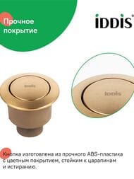 Кнопка слива для арматуры IDDIS 1-ур, 38 мм, бронза 92038BR1AR — миниатюра 7