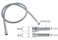 Шланг для душа ПВХ 150 см Remer 334CNNC150, хром