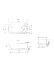 ���������� ����� Abber Kristall (1700�800) ���������������, ������ ������, ���������� AT9706Opal