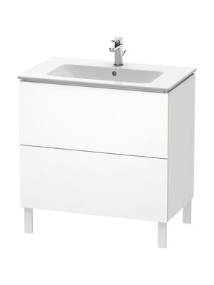Тумба под раковину Duravit L-Cube 820х704х481 напольная, 2 ящика, белый матовый LC662601818