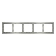 Рамка на 5 постов Voltum S70 VLS100505, серебро